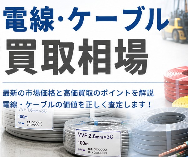 電線・ケーブル買取相場